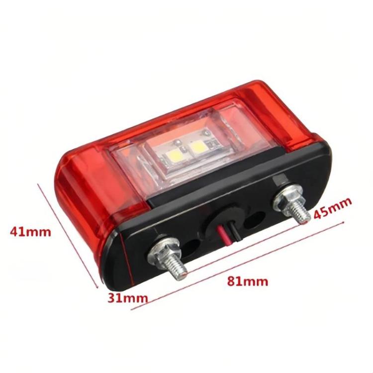 MK-136 MK-136 10-30V Car Trailer License Plate Light IP65 Waterproof LED Light