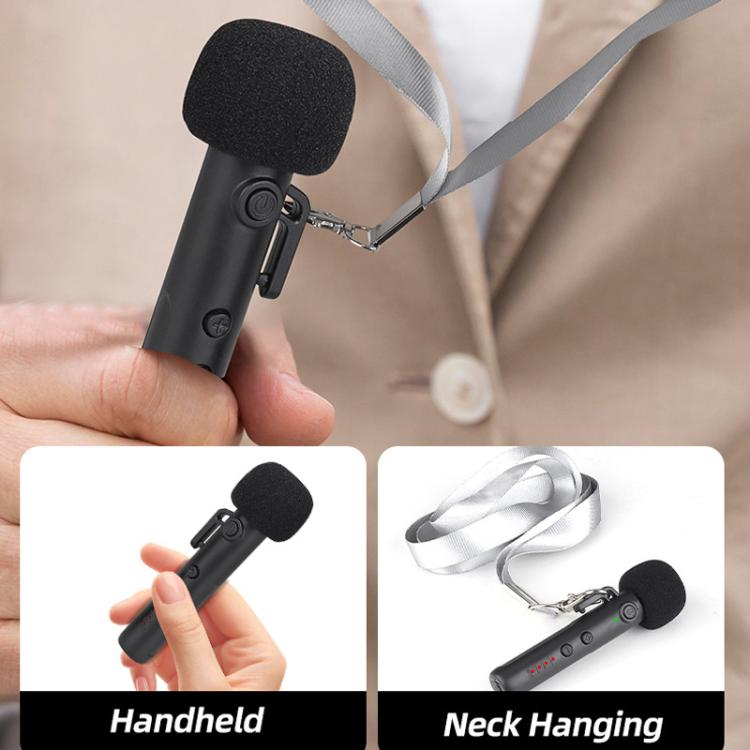 DIYO-1125 Multifunctional Outdoor High-Volume Microphone With Battery Display Teacher Classroom Voice Amplifier, Spec: Wired White