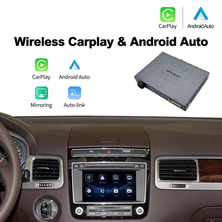 JOYEAUTO WZVW-1 For Volkswagen Touareg 8.0 inch Screen 2010-2017 Wireless CarPlay Module Decoder Box