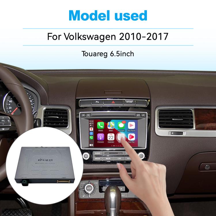 JOYEAUTO WZVW-1 For Volkswagen Touareg 8.0 inch Screen 2010-2017 Wireless CarPlay Module Decoder Box