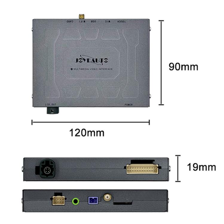 JOYEAUTO WZVW-1 For Volkswagen Touareg 8.0 inch Screen 2010-2017 Wireless CarPlay Module Decoder Box