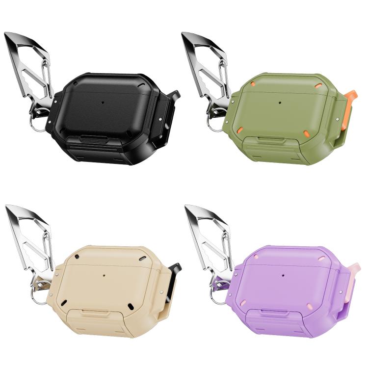 For AirPods 4 Fully Enclosed Shockproof Waterproof Headphone Case