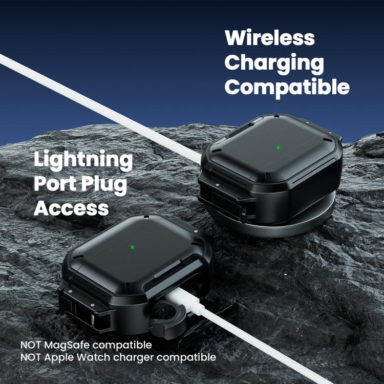 For AirPods 4 Fully Enclosed Shockproof Waterproof Headphone Case