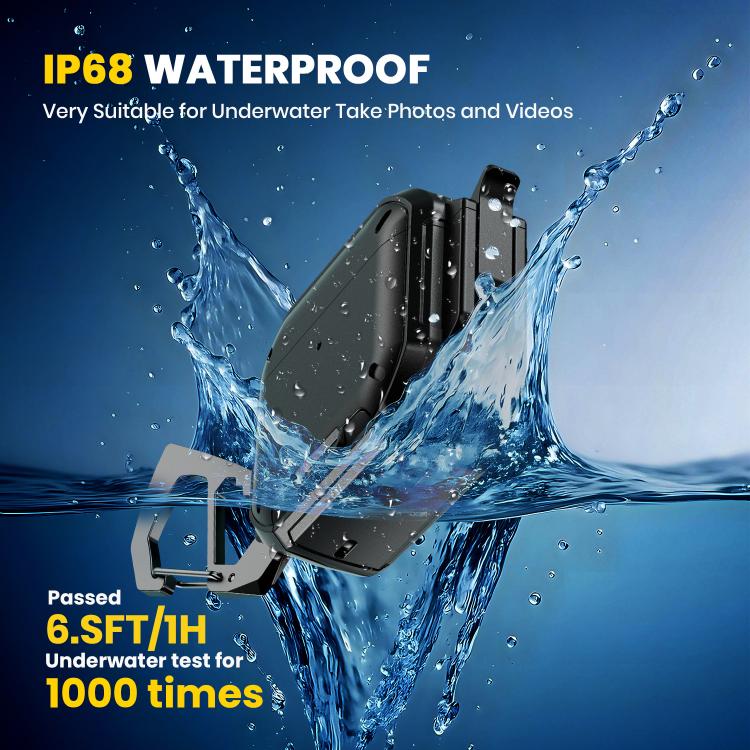 For AirPods 4 Fully Enclosed Shockproof Waterproof Headphone Case