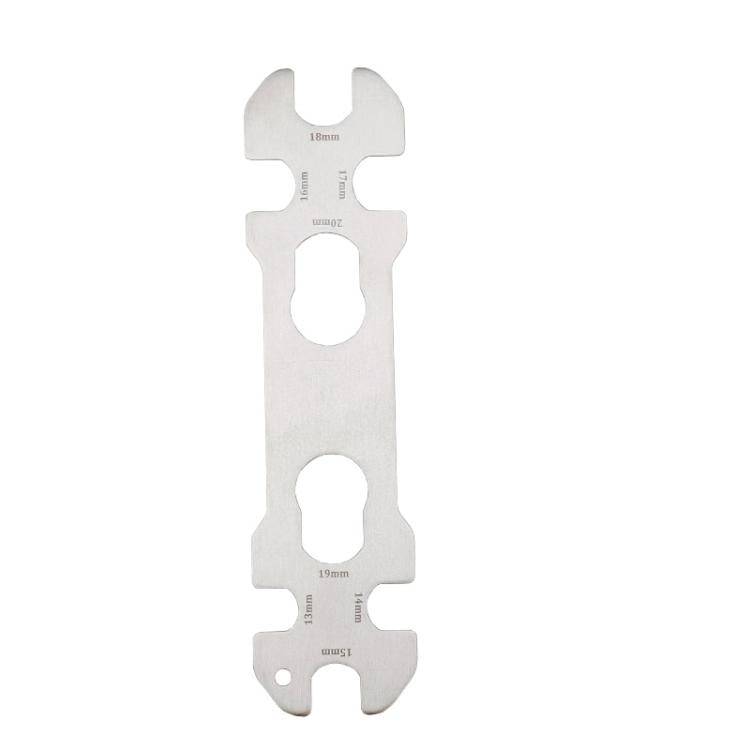 BIKERSAY 8 In 1 Bicycle Hub Thin Wrench with 8 Integrated Openings 13/14/15/16/17/18/19/20mm - BT102
