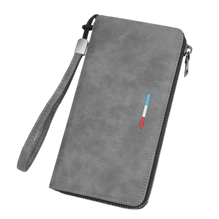 Baellerry C3097 Men Long Wallet Zippered Multi-Card Holder Large Capacity Phone Change Clutch