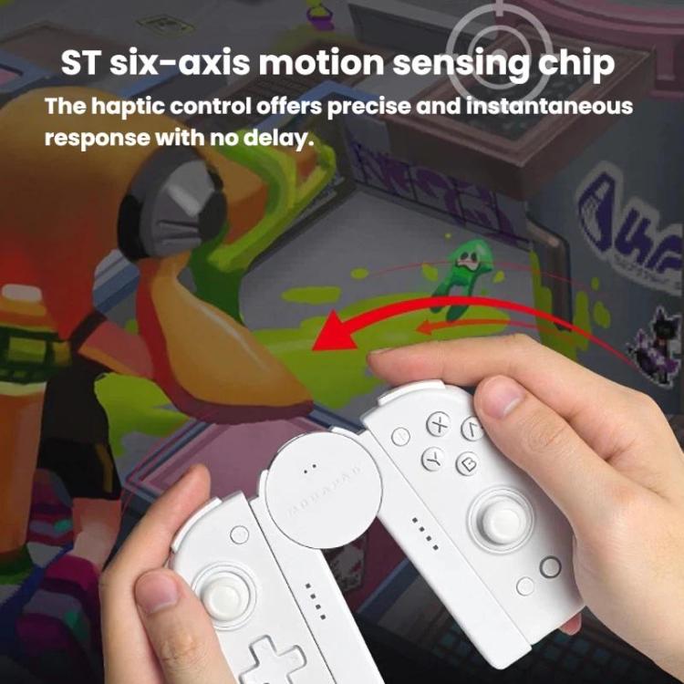MOBAPAD For Nintendo Switch Split Left & Right Joypad Hall Effect Joystick Game Controller, Spec: S1-HD Black
