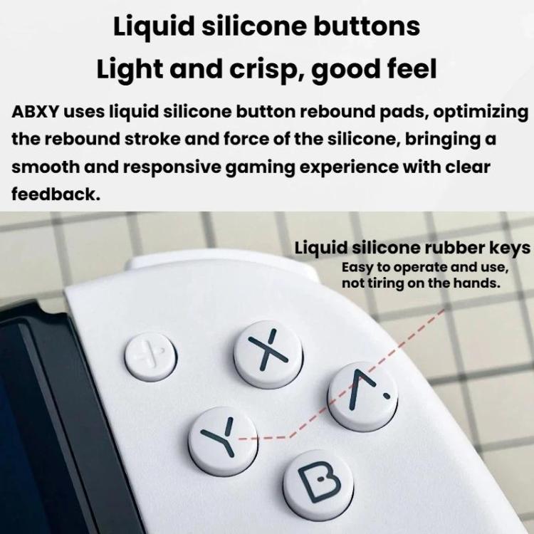 MOBAPAD For Nintendo Switch Split Left & Right Joypad Hall Effect Joystick Game Controller, Spec: S1-HD Black
