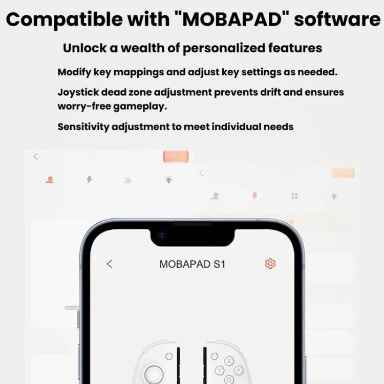 MOBAPAD For Nintendo Switch Split Left & Right Joypad Hall Effect Joystick Game Controller, Spec: S1 Black