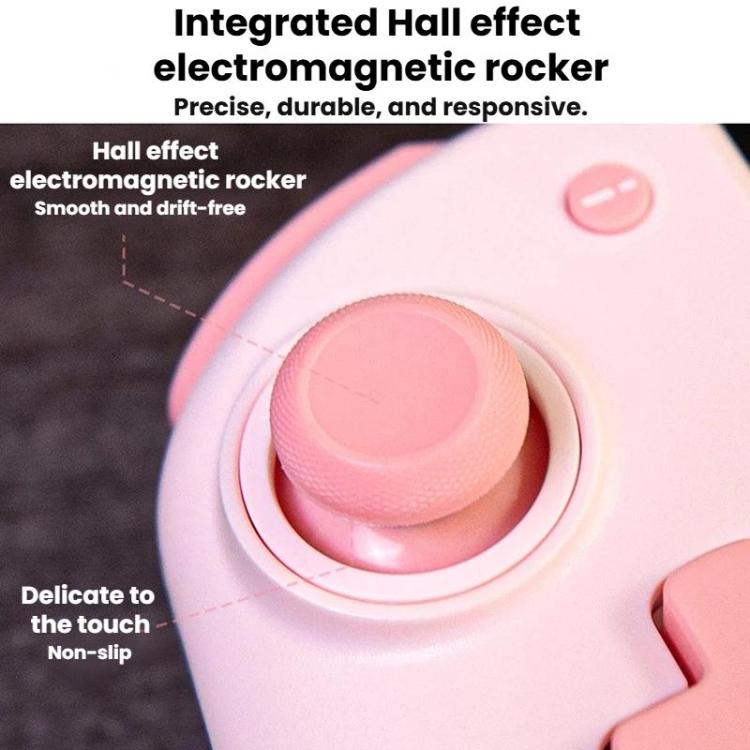 For Nintendo Switch / Switch Oled MOBAPAD Game Controller Hall Effect Joystick Split Gamepad, Spec: M6S Green+Purple