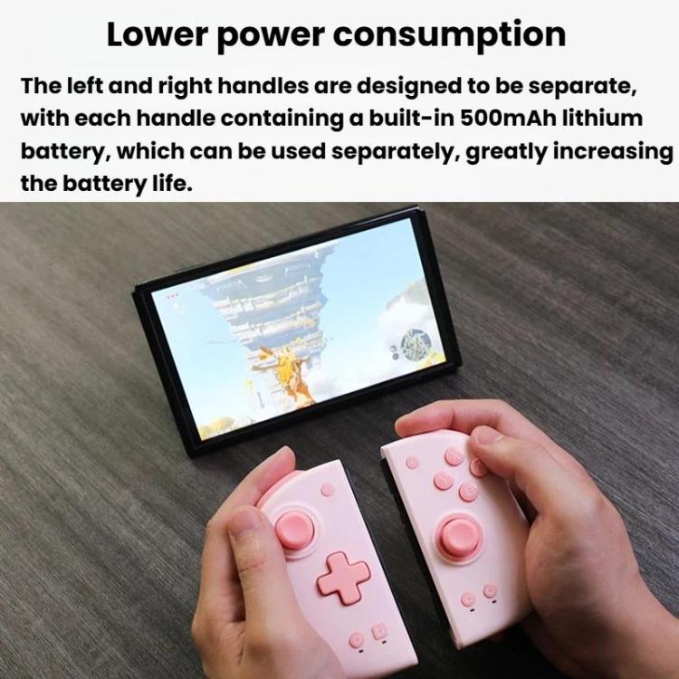 For Nintendo Switch / Switch Oled MOBAPAD Game Controller Hall Effect Joystick Split Gamepad, Spec: M6-HD Signature White