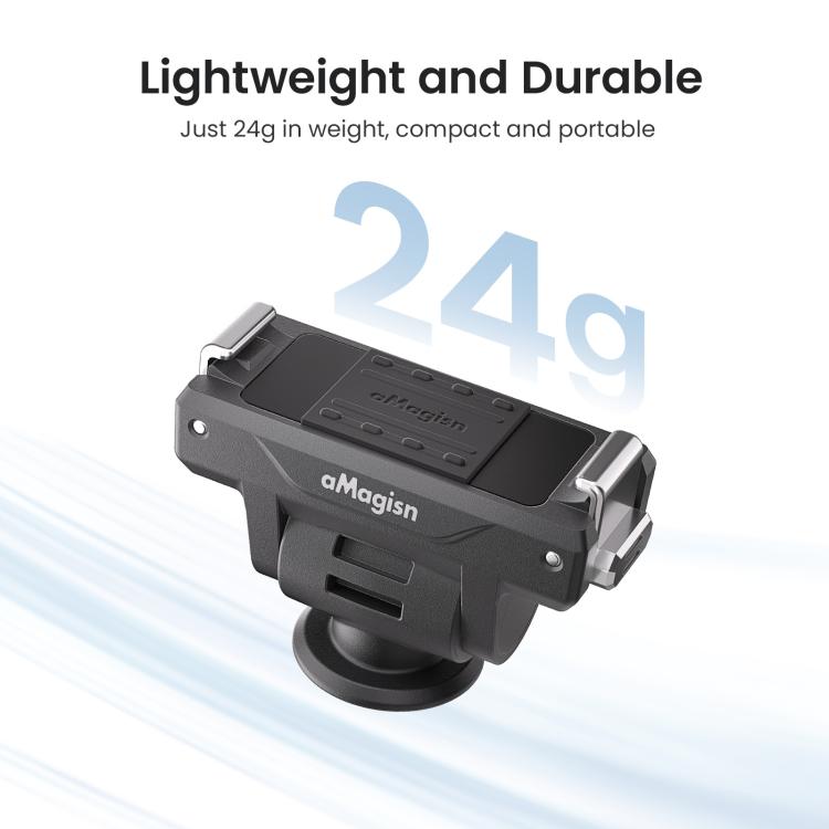 For DJI Osmo Nano / Action 6 aMagisn TN14 Adjustable Dual-Direction Magnetic Quick-Release Adapter