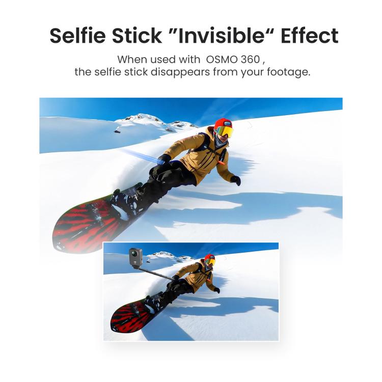 aMagisn PD16 120cm Quick-Release Selfie Stick Gimbal, For DJI Osmo 360 / Action 5 Pro / Action 4 / Action 3