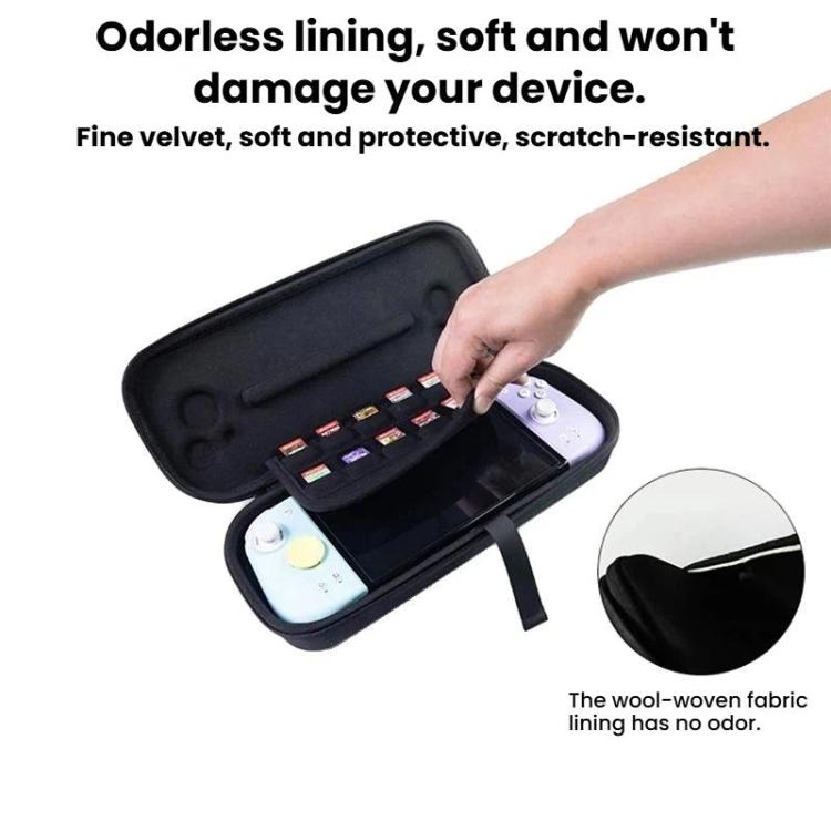 For Nintendo Switch / Switch Oled MOBAPAD M6-HD Portable Anti-Drop Handle Organizer Case - Black