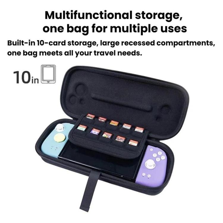 For Nintendo Switch / Switch Oled MOBAPAD M6-HD Portable Anti-Drop Handle Organizer Case - Black