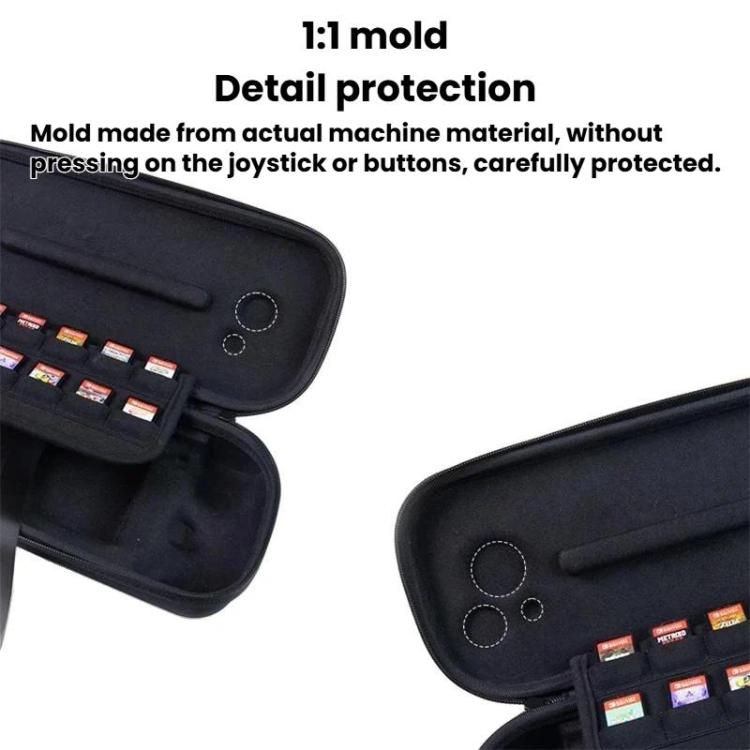 For Nintendo Switch / Switch Oled MOBAPAD M6-HD Portable Anti-Drop Handle Organizer Case - Black