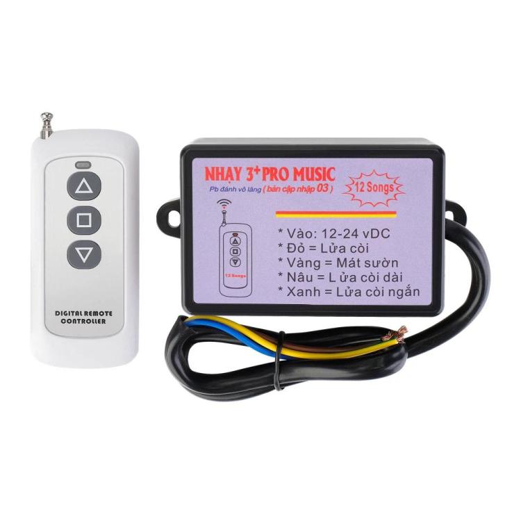 Twelve-tone Car Horn Control Box With Colored Light Control