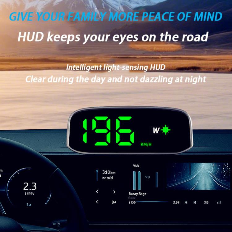 Solar-Powered Wireless Electronic Dog Speed Meter Head-Up Display