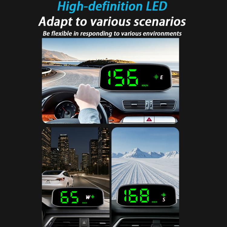 Solar-Powered Wireless Electronic Dog Speed Meter Head-Up Display
