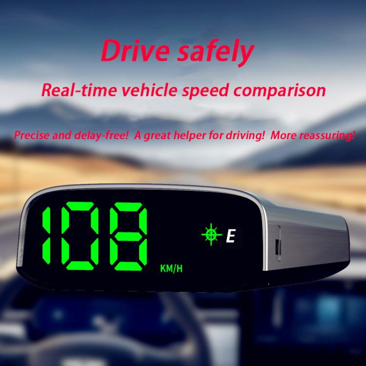 Solar-Powered Wireless Electronic Dog Speed Meter Head-Up Display