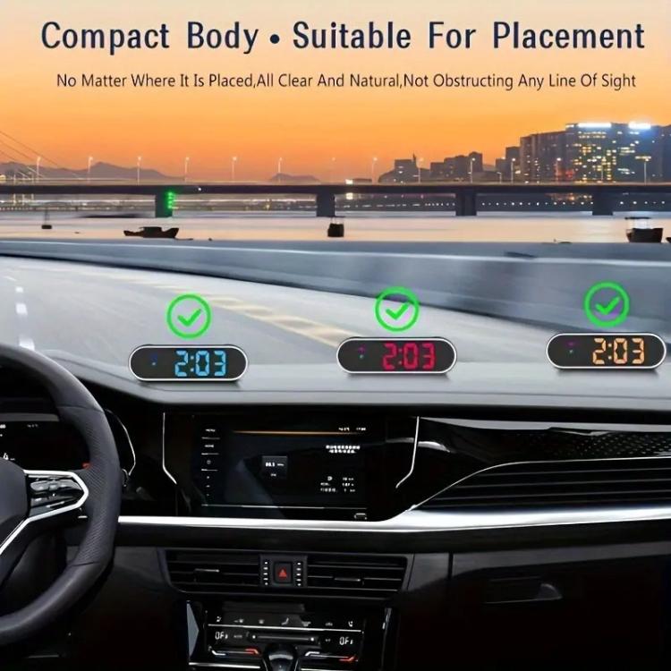 Colorful Head Up Display MPH/KMH Switchable Vehicle Speed Safety Warning Device, Specifications: USB Cable