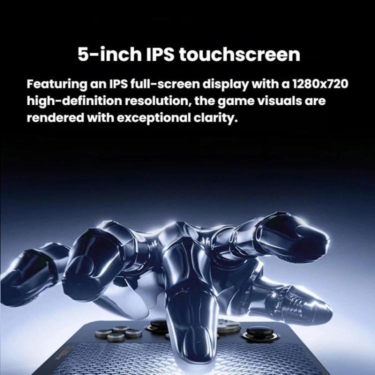 GAMEMT E5 Ultra 5 Inch HD IPS Touchscreen Android Gaming Handheld, Spec: 6+128 No Game Card