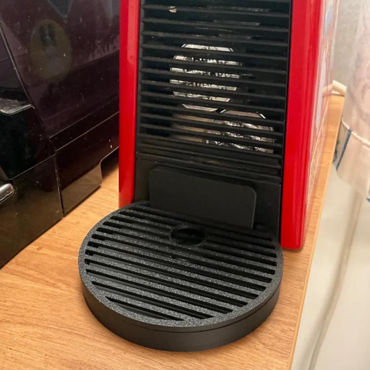Replacement Slim Drip Tray For Nespresso Essenza Mini D30 Espresso Machine Low-Profile Cup Stand Base Pad - Black