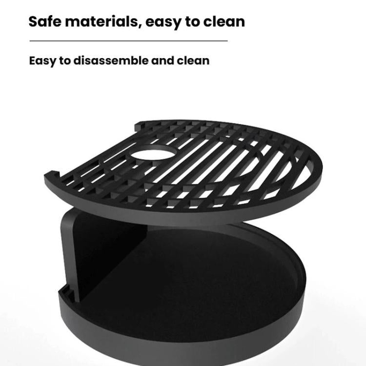Replacement Slim Drip Tray For Nespresso Essenza Mini D30 Espresso Machine Low-Profile Cup Stand Base Pad - Black