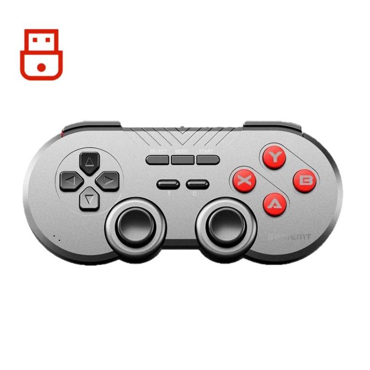 GAMEMT 080S 2.4G Vibration Wireless Game Controller For PC / Switch / PS3, Spec: With Receiver