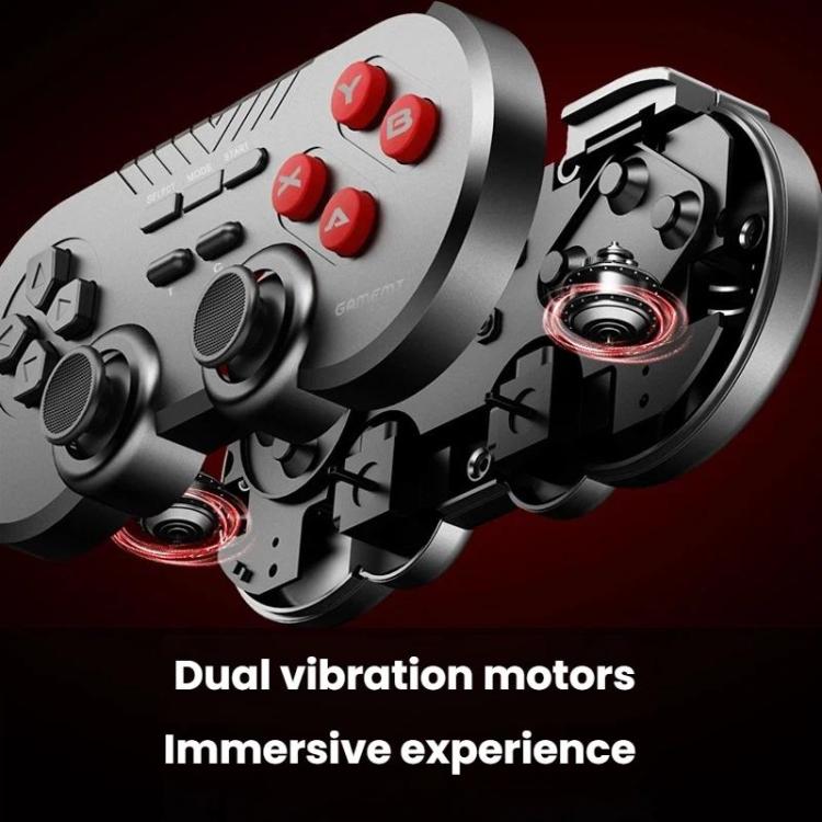 GAMEMT 080S 2.4G Vibration Wireless Game Controller For PC / Switch / PS3, Spec: Double With Receiver