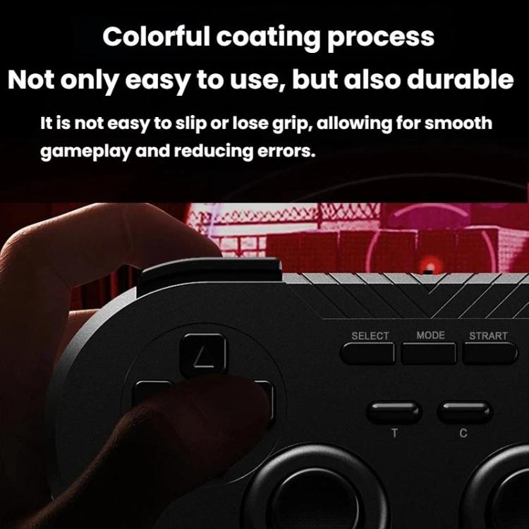 GAMEMT 080S 2.4G Vibration Wireless Game Controller For PC / Switch / PS3, Spec: With Receiver