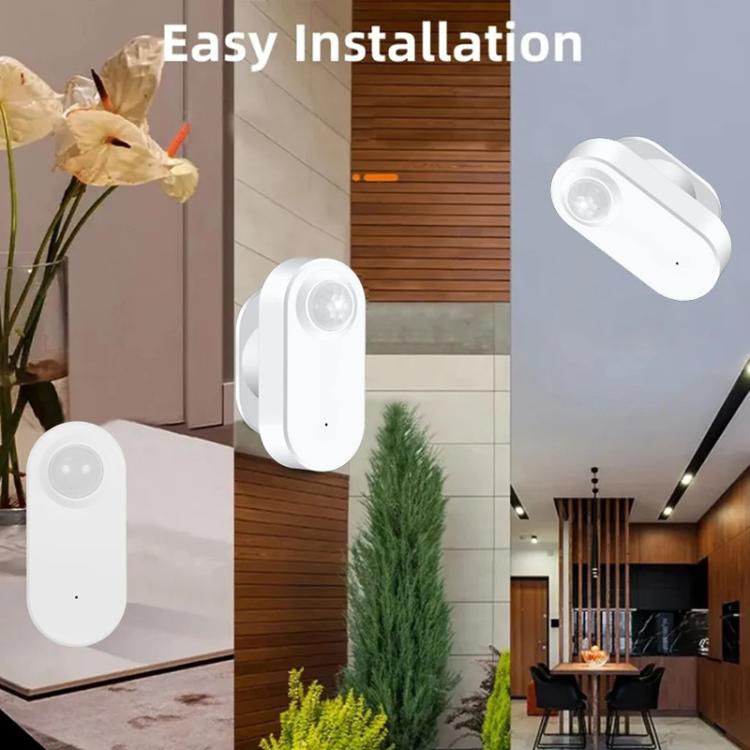PIR+24GHz Millimeter Wave+Light Sensor Zigbee Human Presence Sensor PIR Motion Radar, Compatible With Home Assistant