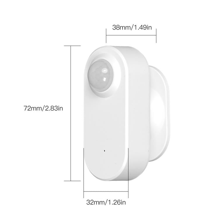 PIR+Light Sensor Zigbee Human Presence Sensor PIR Motion Radar, Compatible With Home Assistant