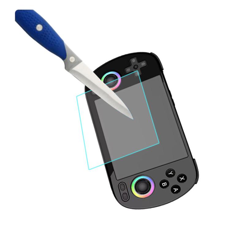 For ANBERNIC RG40XX H Console Screen Protector 9H Hardness Tempered Glass HD Clear Anti-Scratch Film - Clear