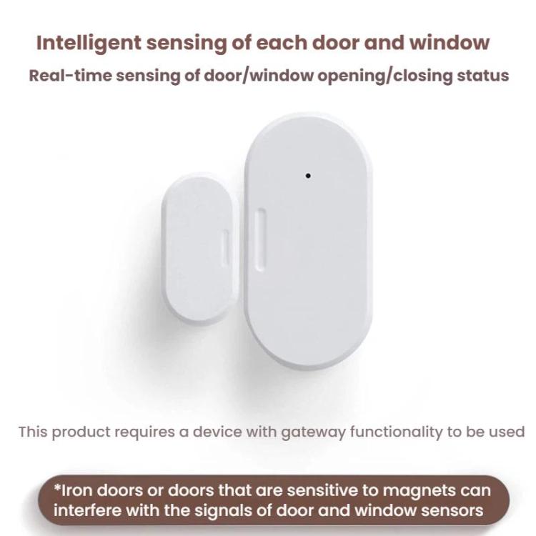 ZG-102Z 2 In 1 Smart Zigbee Door Window Sensor, Compatible With Home Assistant