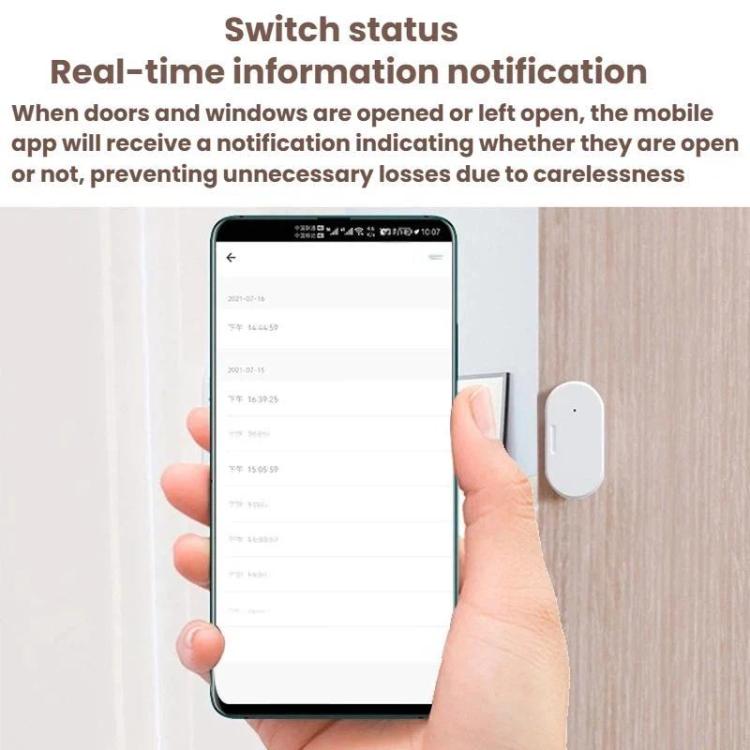 ZG-102Z 2 In 1 Smart Zigbee Door Window Sensor, Compatible With Home Assistant