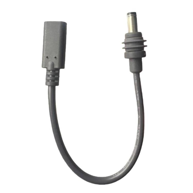 For Starlink Mini 18AWG 12cm PD USB-C Female To DC 5.5 x 2.1mm Charging Cable Supports 20V 5A 100W Input - Grey