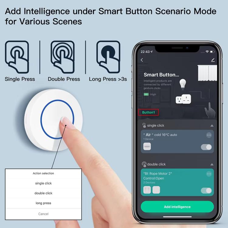 ZG-101ZL Smart Home Zigbee Scene Wireless Switch