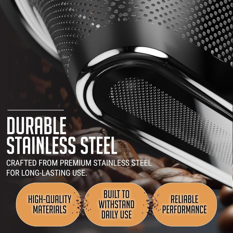Double Layer Stainless Steel Filter For Moccamaster KBT / KBGV Coffee Maker