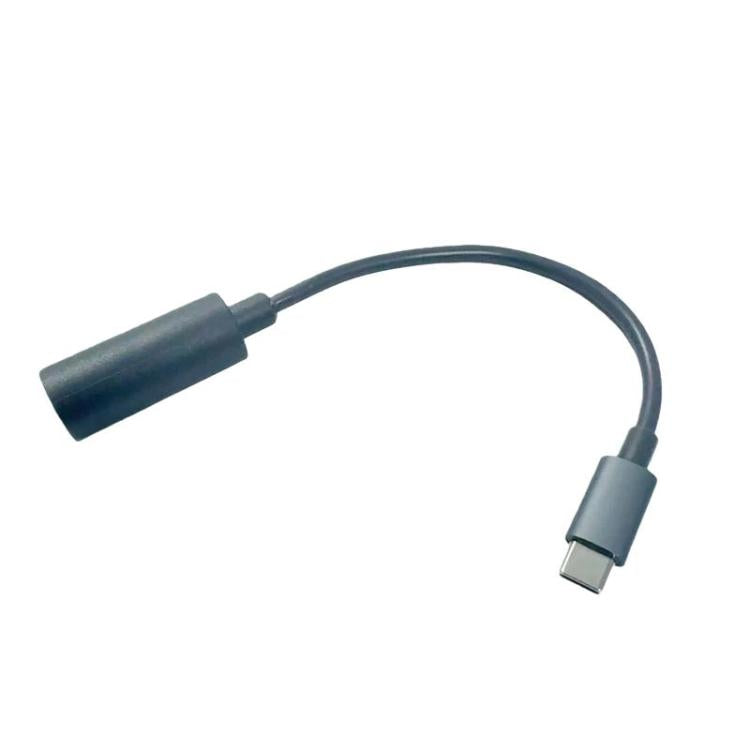 For Starlink Mini 18AWG 20cm USB-C To DC 5.5 x 2.1mm Male-Female Adapter Cable - Grey