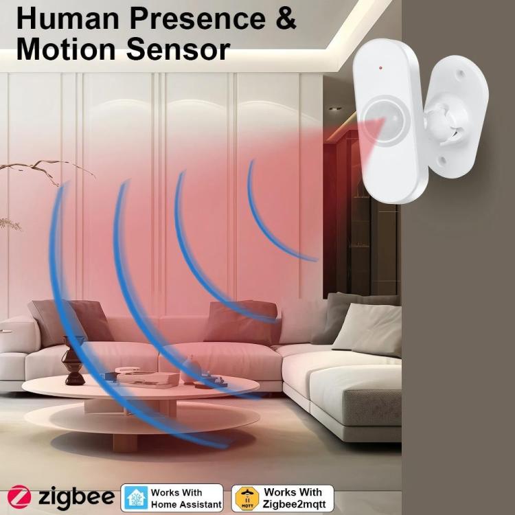 ZG-204ZH With 24GHz Millimeter Wave PIR+Light Sensor+Temperature/Humidity+USB Human Presence Sensor Zigbee Low-Power Temperature/Humidity Light Sensor