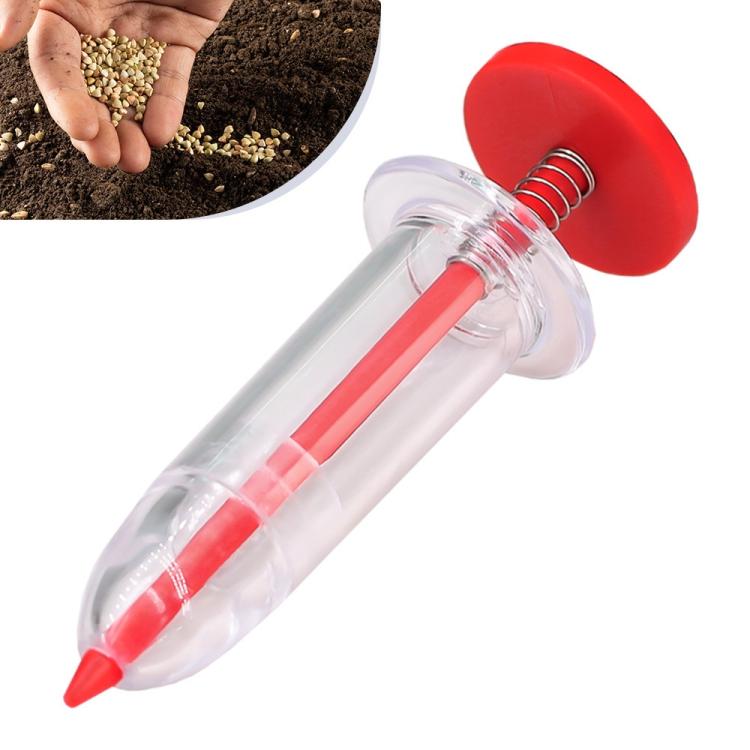 3pcs Garden Bonsai Syringe-Type Seed Planter Handheld Planting Seedling Tool - Random Color Delivery