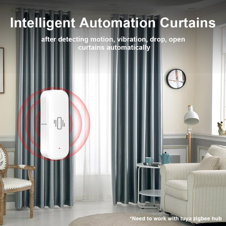 ZG-103ZL Smart Zigbee Vibration Motion Sensor App Control Security Protection Motion Shock Alarm