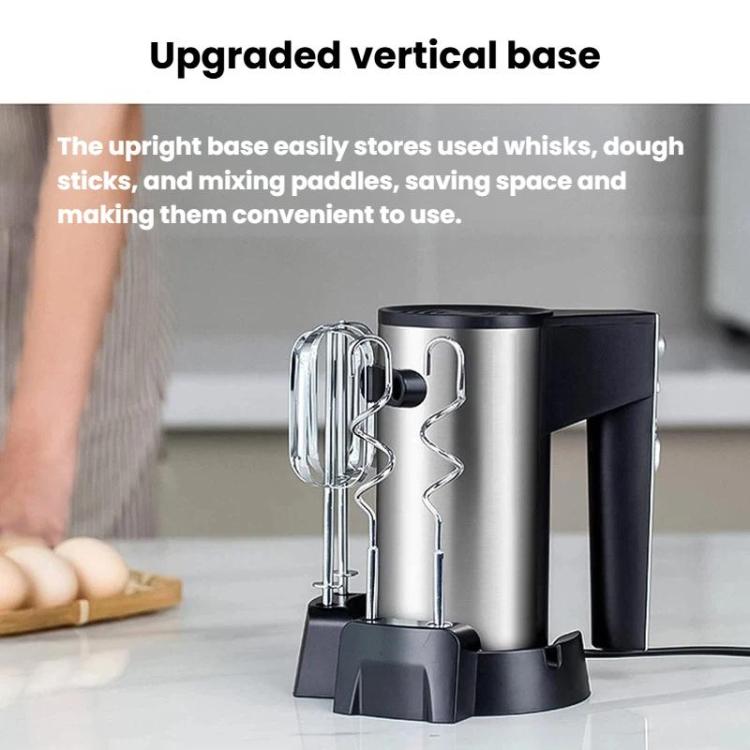 DH166 300W Household Handheld Electric Egg Beater Baking Cake & Cream Mixer EU Plug