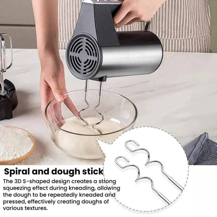 DH166 300W Household Handheld Electric Egg Beater Baking Cake & Cream Mixer EU Plug