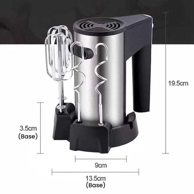DH166 300W Household Handheld Electric Egg Beater Baking Cake & Cream Mixer EU Plug
