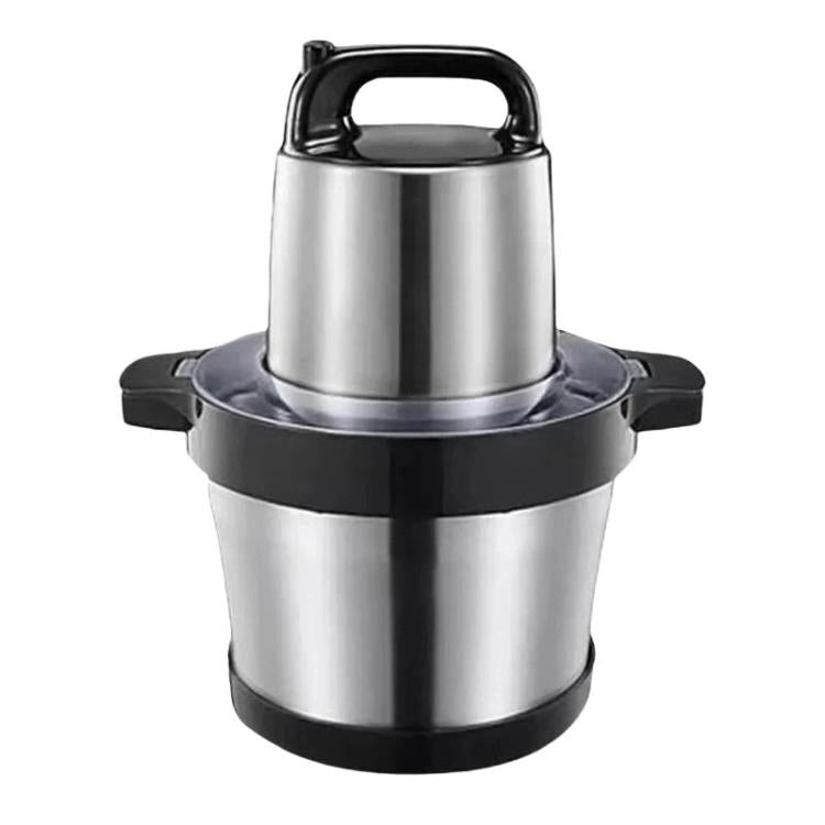 500W 6L Large-Capacity Stainless Steel Meat Grinder Multifunctional Garlic Chopper EU Plug