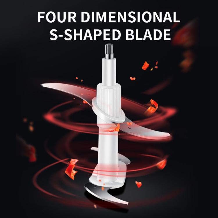 500W 6L Large-Capacity Stainless Steel Meat Grinder Multifunctional Garlic Chopper EU Plug