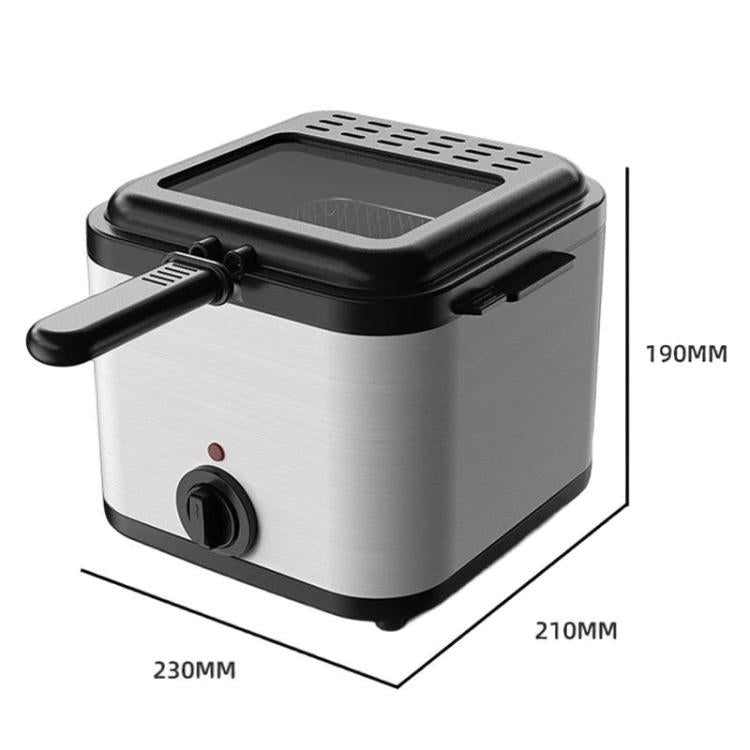 Visible Integrated Deep Fryer Household Overheat Protection French Fries Maker EU Plug