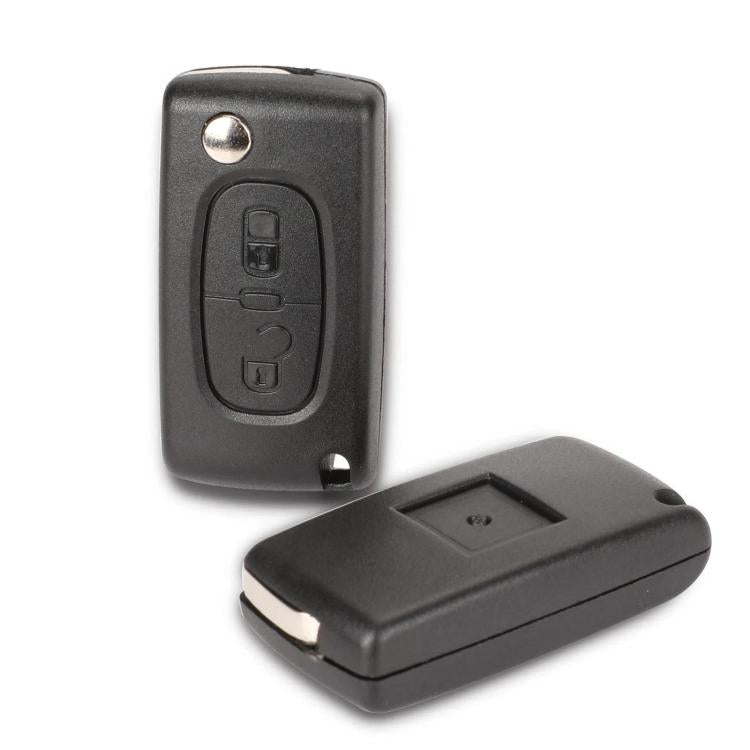 For Peugeot 2 Button Car Remote Key Shell - No Groove With Key Holder VA2, CE0536